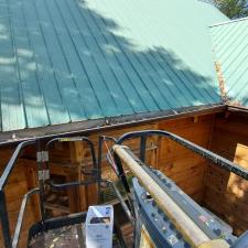 Log Home Surface Stripping And Staining In Jasper GA 42